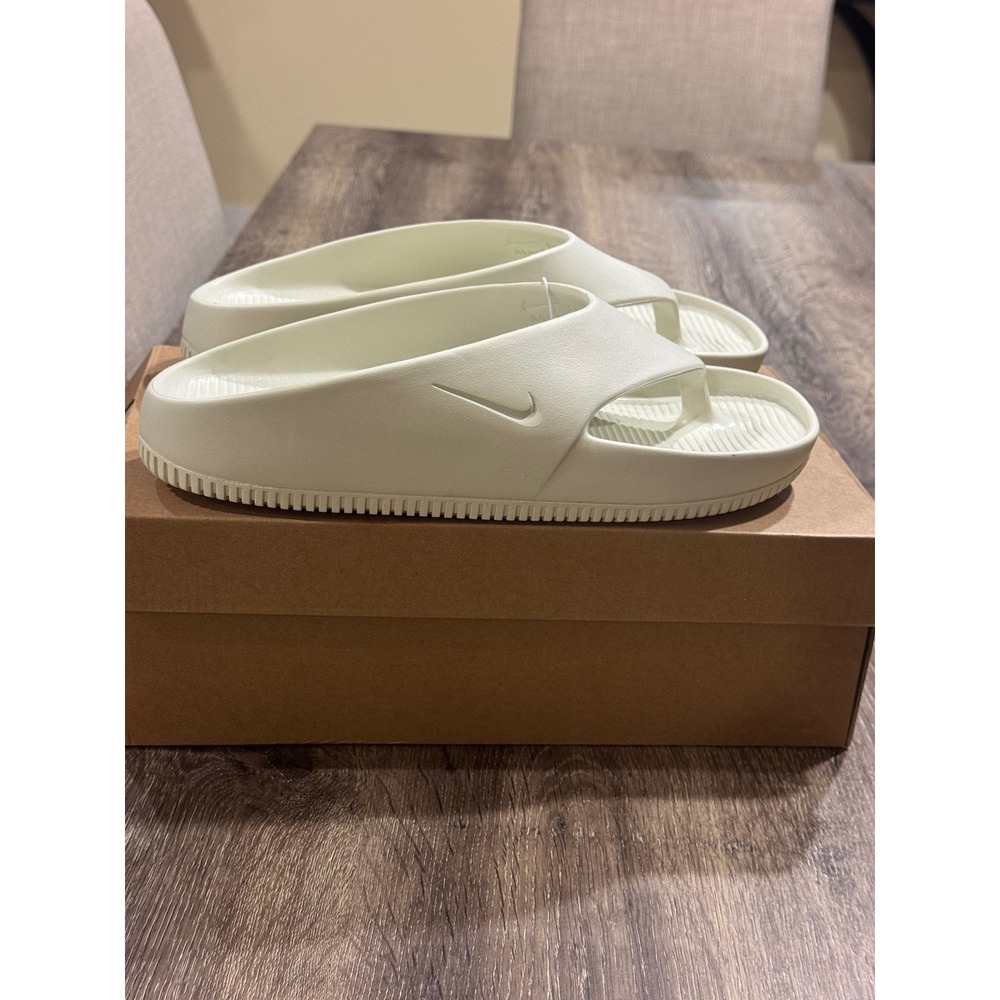 Nike Calm Flip Flops Sea Glass Green Womens 11 Sandals FD4115-003 New